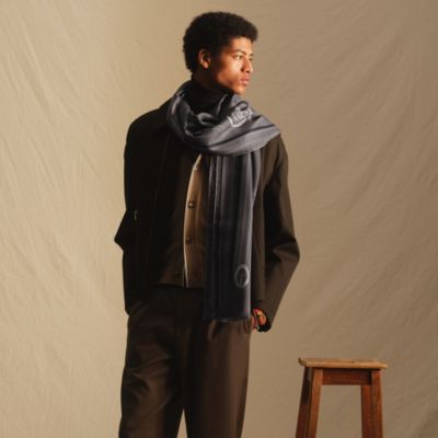 グレー - メンズ, ネクタイ・スカーフ・マフラー, マフラー